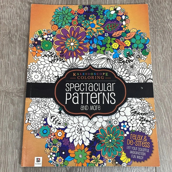 Lot of 5 Adult Coloring Books Hinkler Dover CraZArt Mandalas Mehndi - Picture 6 of 11